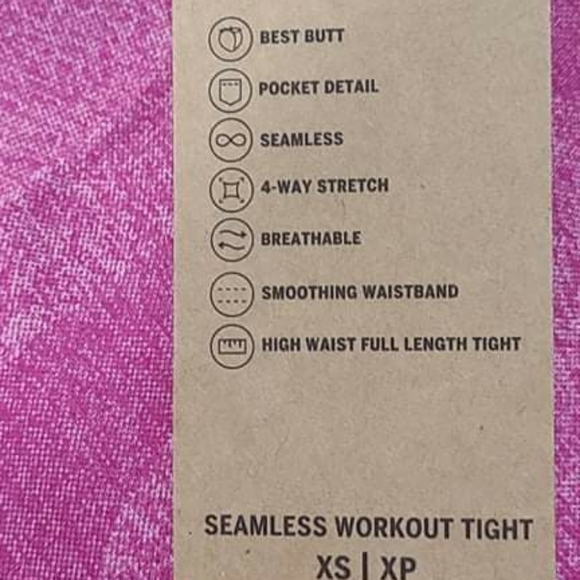 PINK Active Seamless High Waist Tights - Picture 5 of 8